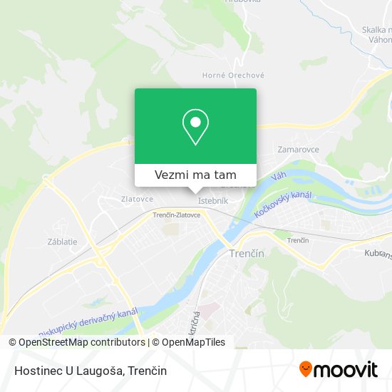 Hostinec U Laugoša mapa