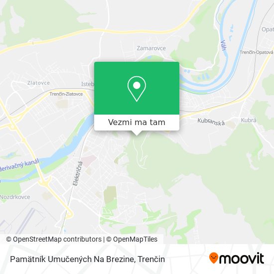 Pamätník Umučených Na Brezine mapa