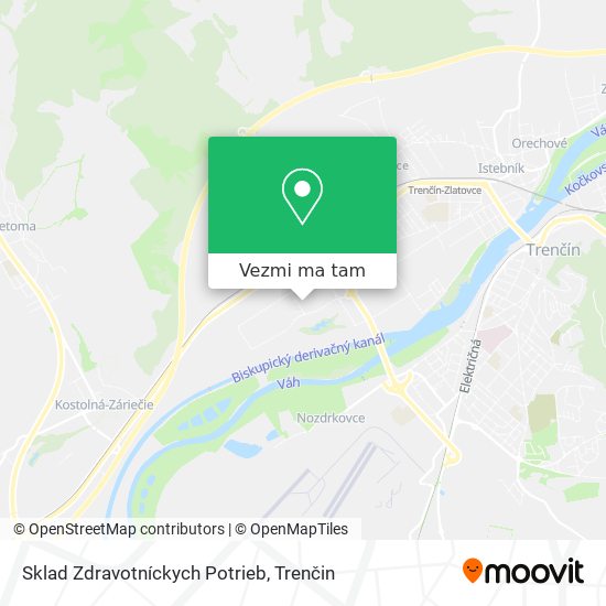 Sklad Zdravotníckych Potrieb mapa