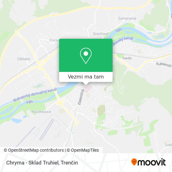 Chryma - Sklad Truhiel mapa