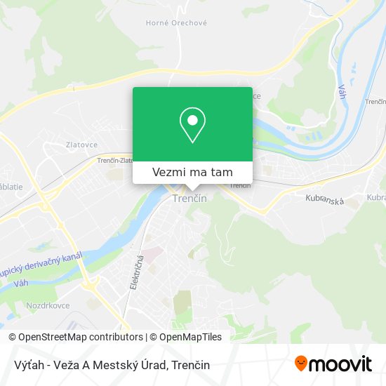 Výťah - Veža A Mestský Úrad mapa