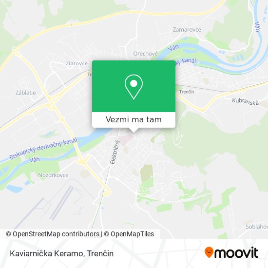 Kaviarnička Keramo mapa