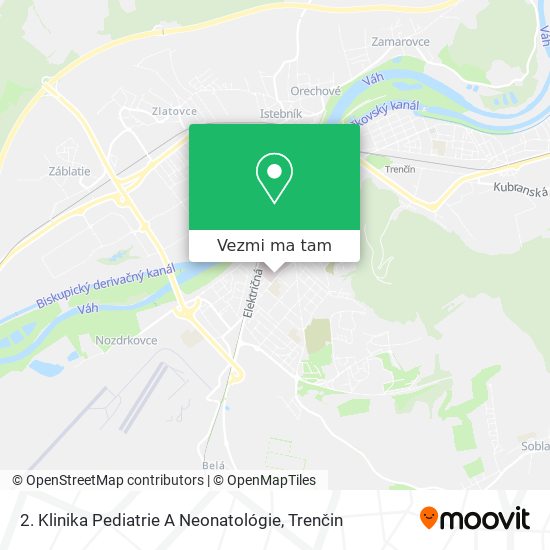 2. Klinika Pediatrie A Neonatológie mapa