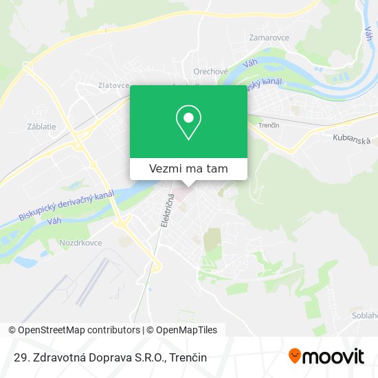 29. Zdravotná Doprava S.R.O. mapa