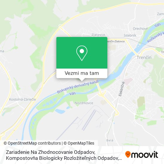 Zariadenie Na Zhodnocovanie Odpadov, Kompostovňa Biologicky Rozložiteľných Odpadov mapa