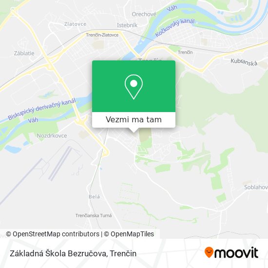 Základná Škola Bezručova mapa