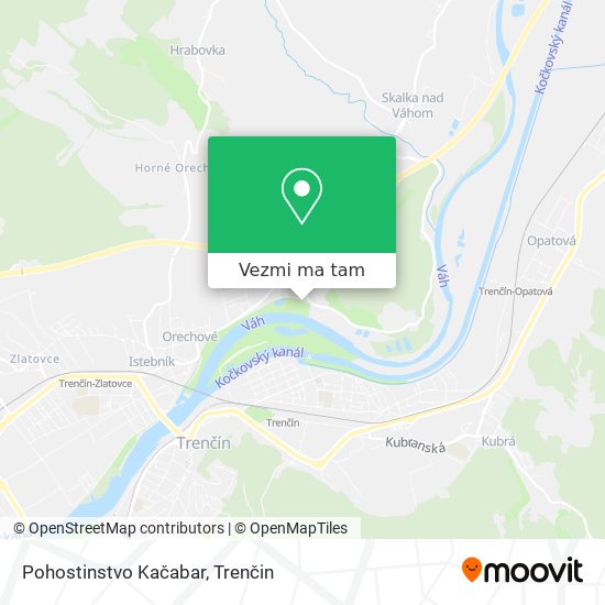 Pohostinstvo Kačabar mapa