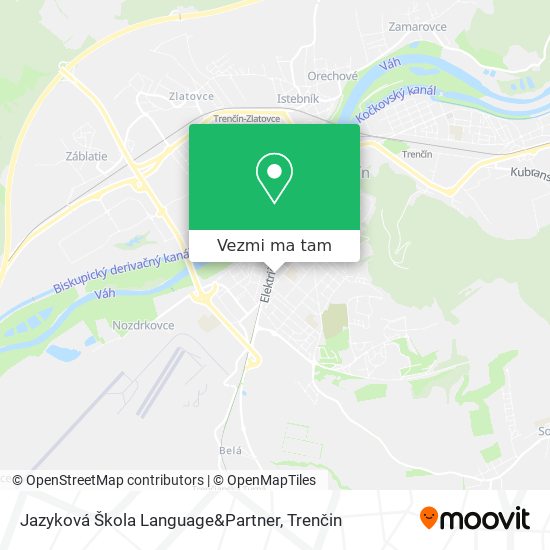 Jazyková Škola Language&Partner mapa