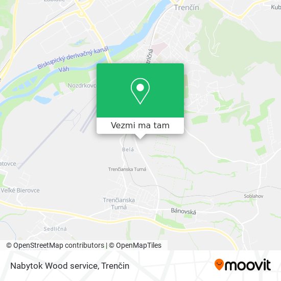 Nabytok Wood service mapa