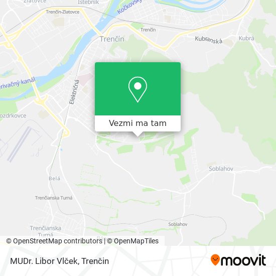 MUDr. Libor Vlček mapa