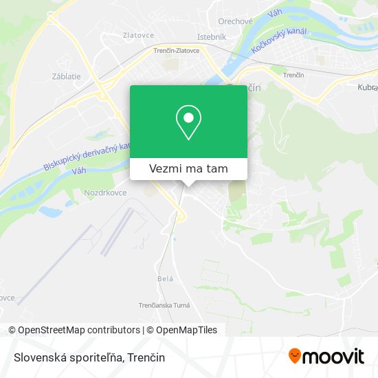 Slovenská sporiteľňa mapa