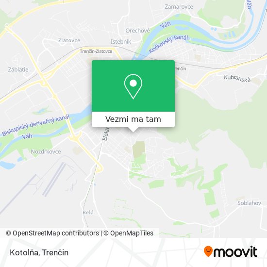 Kotolňa mapa