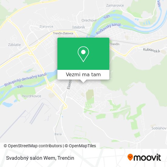 Svadobný salón Wem mapa