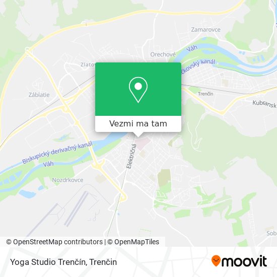 Yoga Studio Trenčín mapa