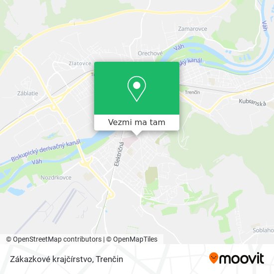 Zákazkové krajčírstvo mapa