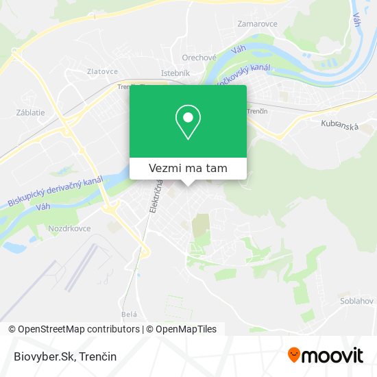 Biovyber.Sk mapa