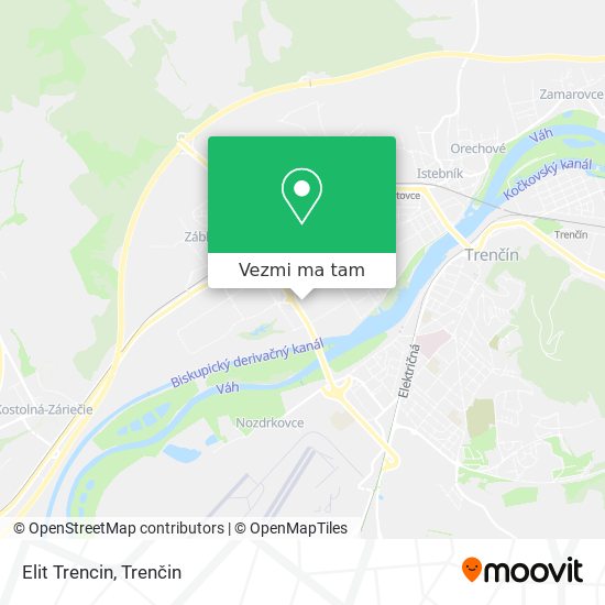 Elit Trencin mapa