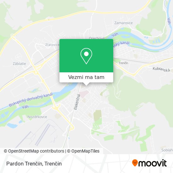 Pardon Trenčín mapa