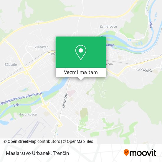 Masiarstvo Urbanek mapa