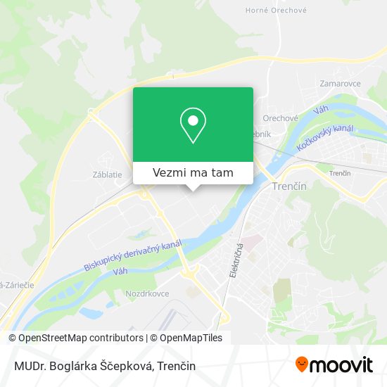 MUDr. Boglárka Ščepková mapa