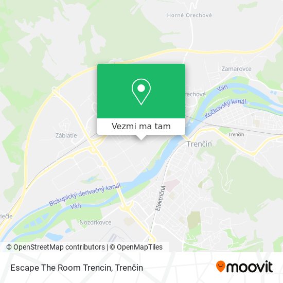 Escape The Room Trencin mapa