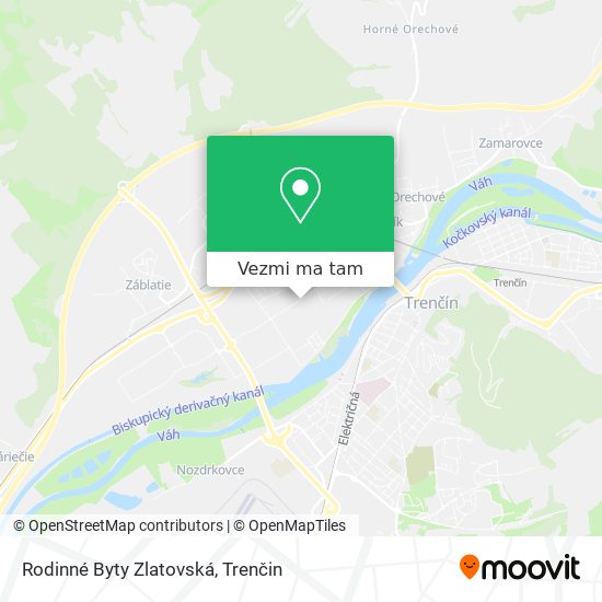 Rodinné Byty Zlatovská mapa