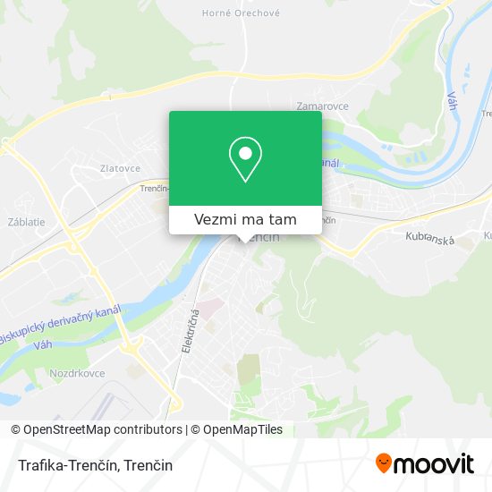 Trafika-Trenčín mapa