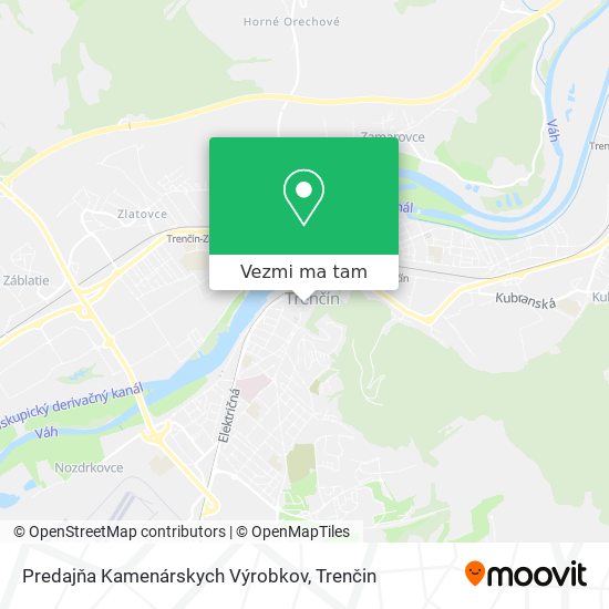 Predajňa Kamenárskych Výrobkov mapa