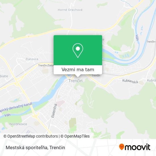 Mestská sporiteľňa mapa