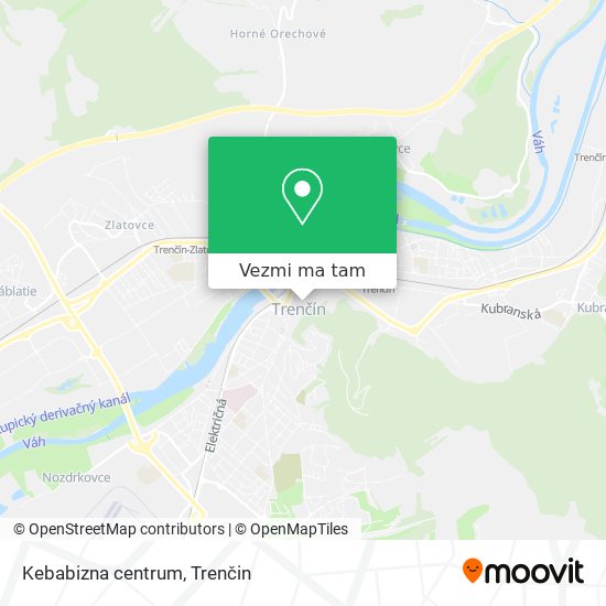 Kebabizna centrum mapa