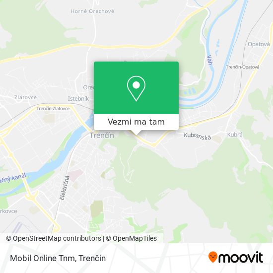 Mobil Online Tnm mapa