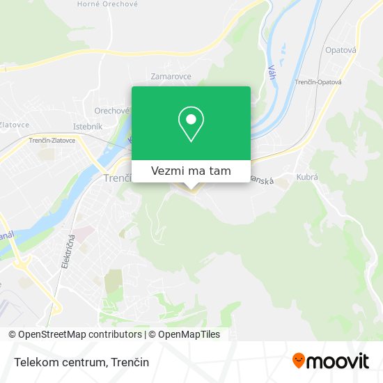 Telekom centrum mapa