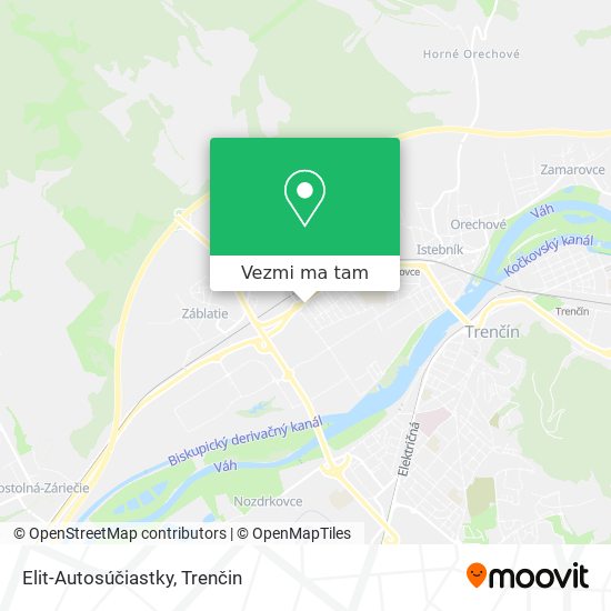 Elit-Autosúčiastky mapa