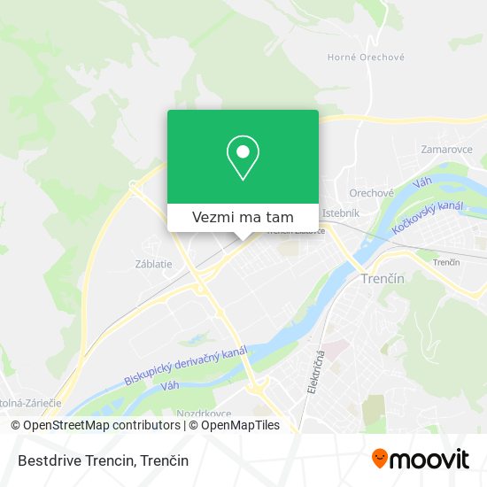 Bestdrive Trencin mapa