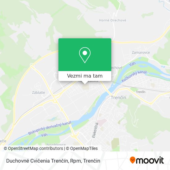 Duchovné Cvičenia Trenčín, Rpm mapa