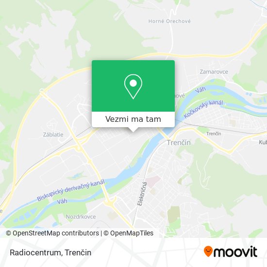 Radiocentrum mapa