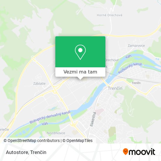 Autostore mapa