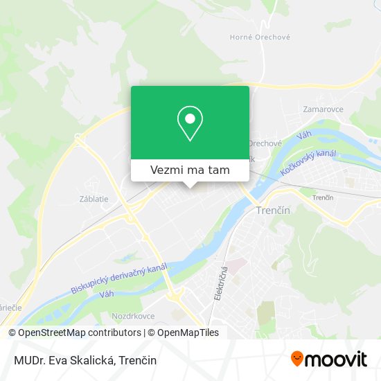 MUDr. Eva Skalická mapa