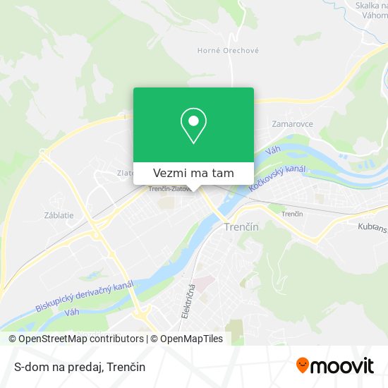 S-dom na predaj mapa