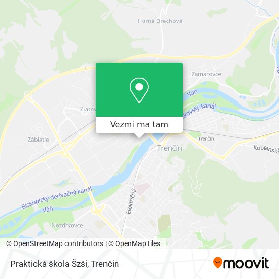 Praktická škola Šzši mapa