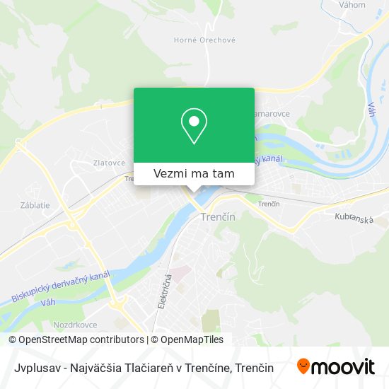 Jvplusav - Najväčšia Tlačiareň v Trenčíne mapa