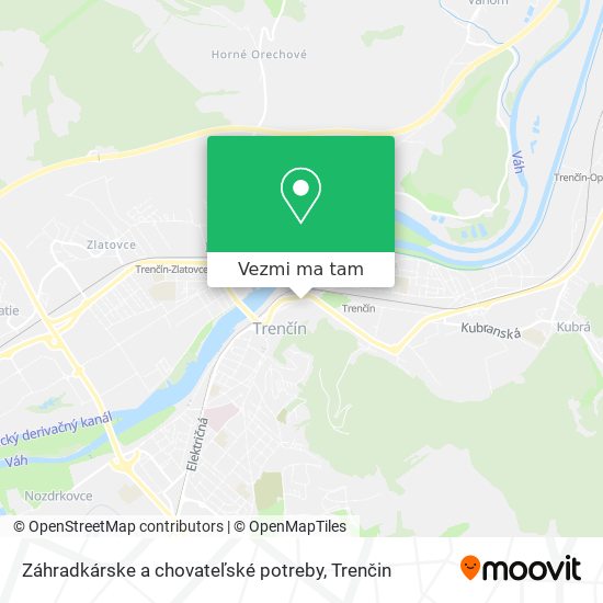 Záhradkárske a chovateľské potreby mapa