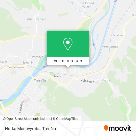 Horka Masovyroba mapa