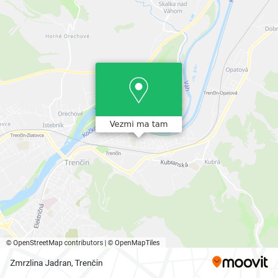 Zmrzlina Jadran mapa