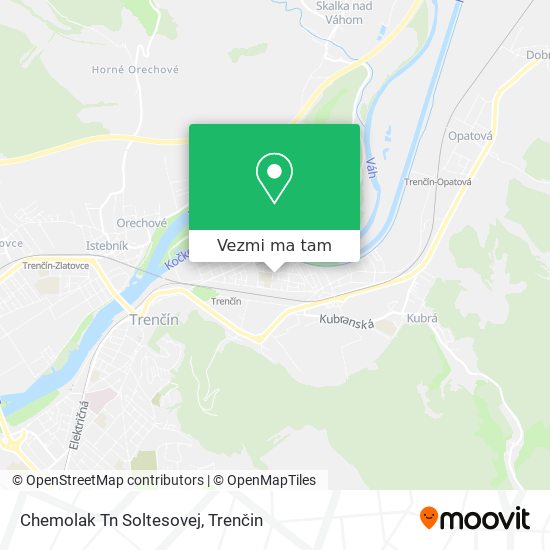 Chemolak Tn Soltesovej mapa