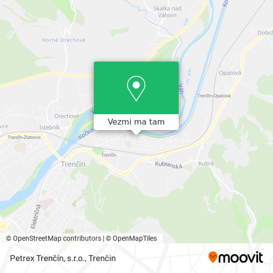 Petrex Trenčín, s.r.o. mapa