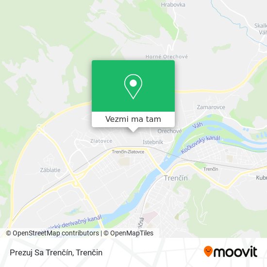 Prezuj Sa Trenčín mapa