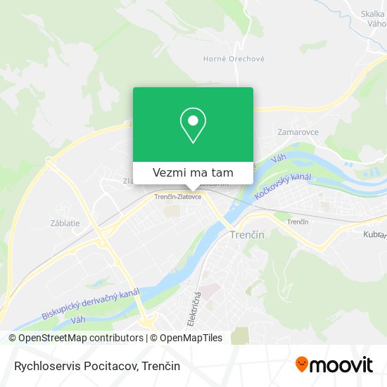 Rychloservis Pocitacov mapa