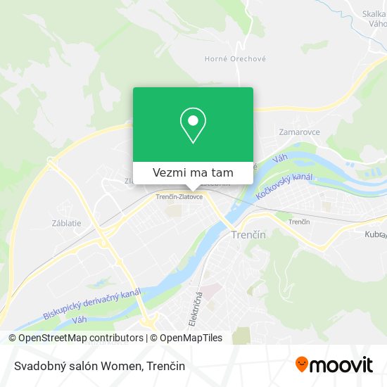 Svadobný salón Women mapa