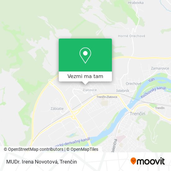 MUDr. Irena Novotová mapa